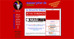 Desktop Screenshot of messerjoker.de